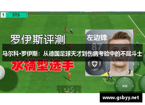 马尔科·罗伊斯：从德国足球天才到伤病考验中的不屈斗士